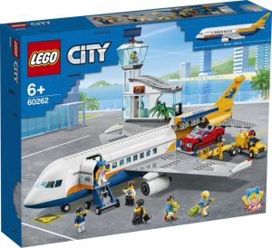 Lego Vliegtuig met vrouwelijke piloot