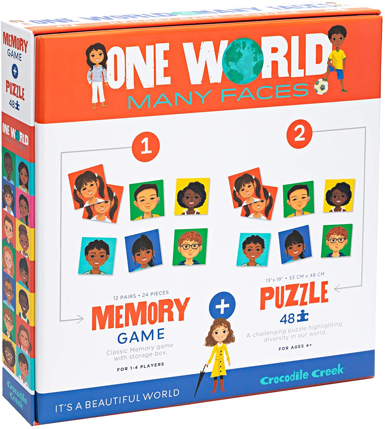 Puzzel (48 stukjes) & Memory set - Met Nina