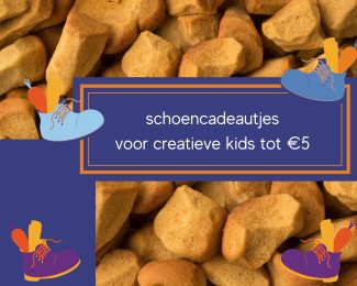 Schoencadeautjes tot 5 euro voor creatieve kids